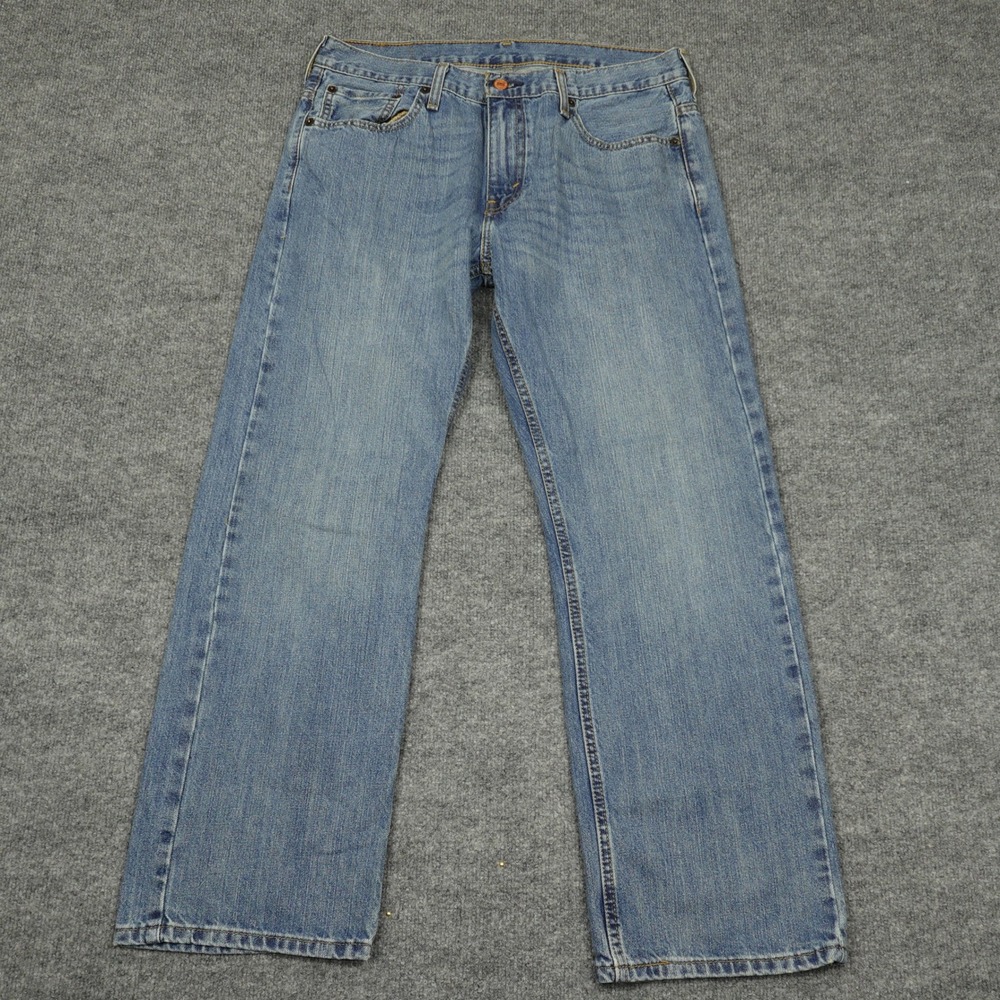 Levi's 569 Jeans Men 32 Blue Loose Straight Light Wash Denim Skater Casual